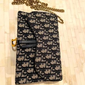 ADDITIONAL PHOTOS Dior Saddle Wallet On Chain